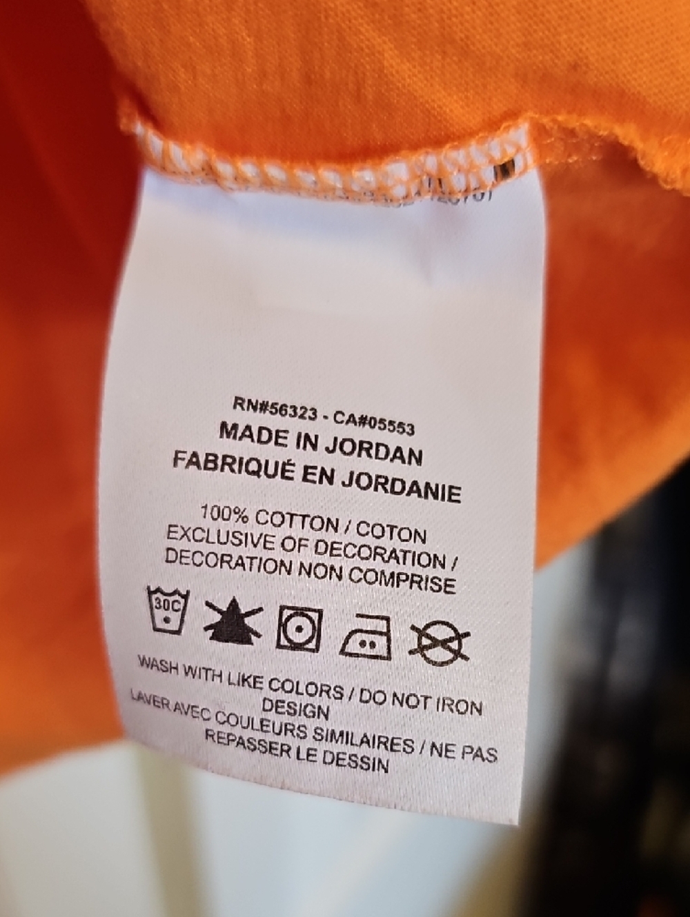 Nike Orange Short Sleeve Logo Tee - Picture 3 of 4